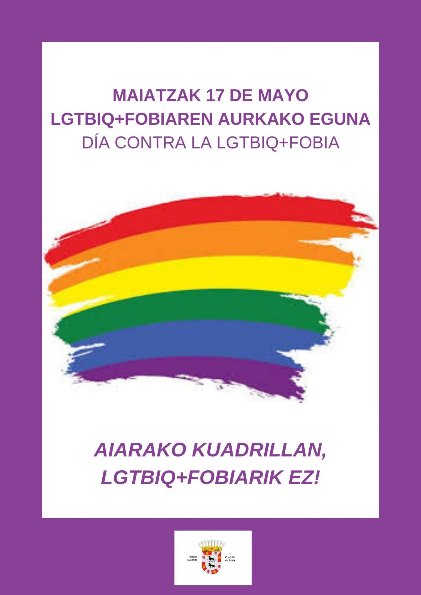 m17kuadrilla Maiatzaren 17A, LGTBIQ+FOBIAren aurkako eguna