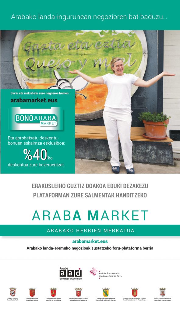 CARTEL-ARABA-MARKET-eusk-OK_page-0001-1-591x1024 Aiaraldeko Kuadrillan negozio bat baduzu, erakusleiho bat izan dezakezu, erabat doakoa, zure burua ezagutzera eman, sustatu eta salmentak handitzeko