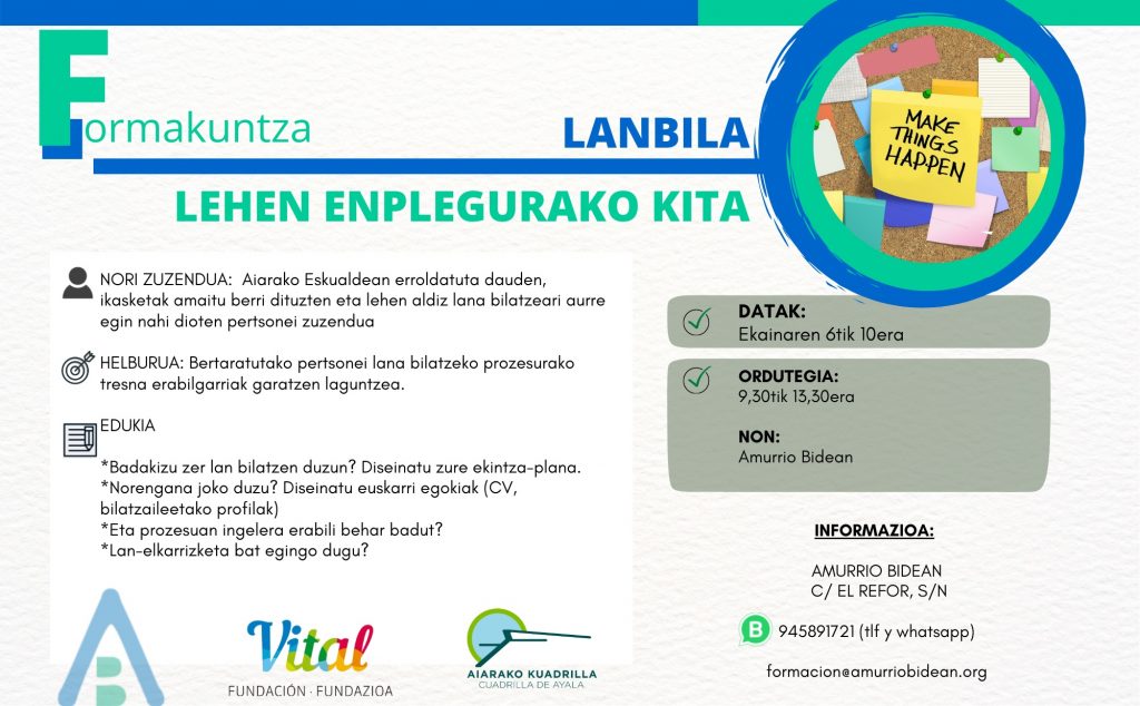 cuadrilla-kitempleo-amurrio-eusk-1024x634 Amurrio Bidean elkarteak “lehen enpleguko kit” bat antolatu du ikasketak amaitu berri dituzten Aiarako Eskualdean erroldatutako bizilagunentzat