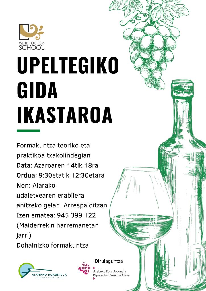 enoturismo-formakuntza-724x1024 Aiaraldeko Kuadrillak upeltegiko gida ikastaro bat eskainiko du