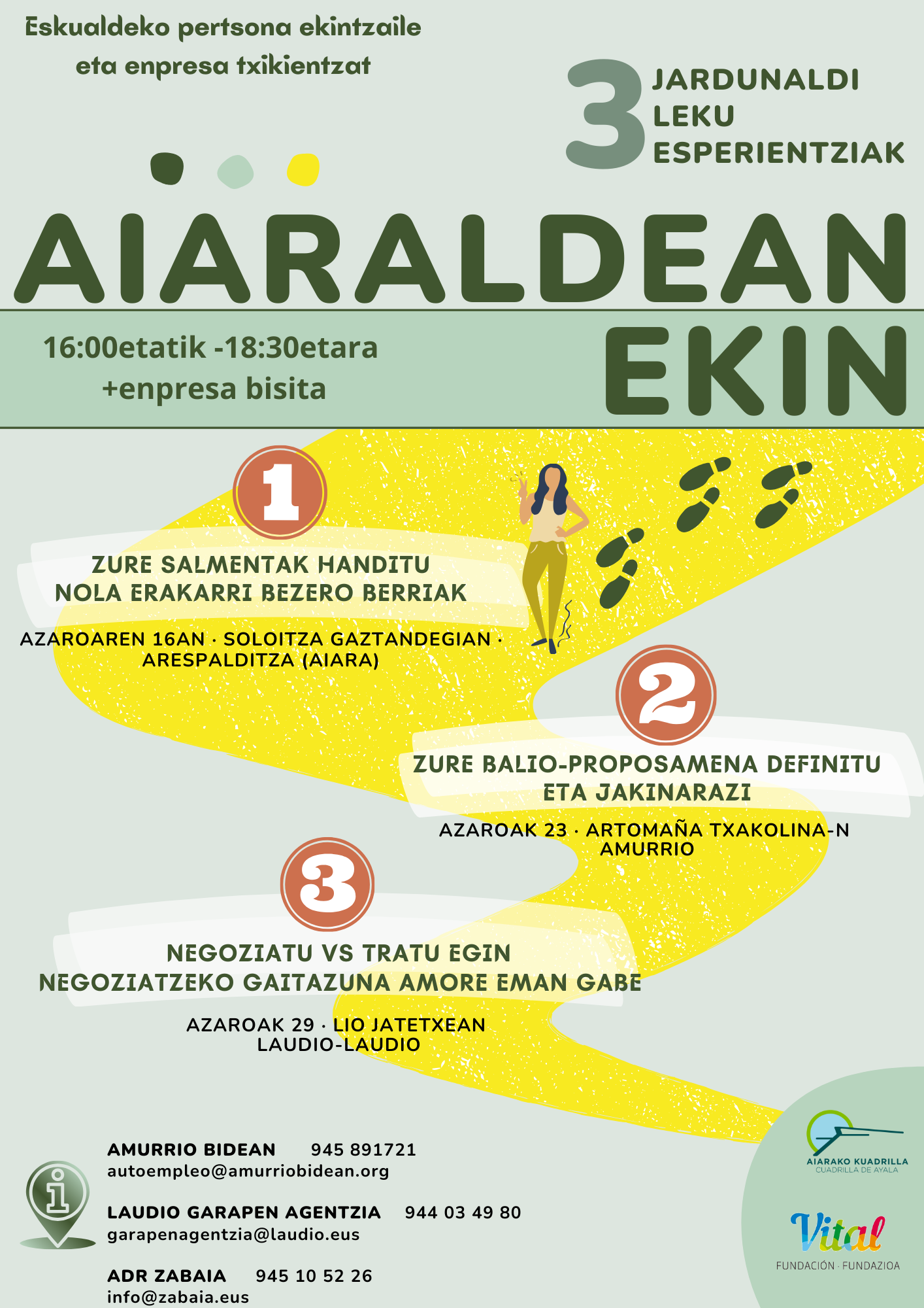 programa_eus Aiaraldeko Kuadrillak 3 prestakuntza-jardunaldi antolatu ditu eskualdeko ekintzaileentzat eta enpresa txikientzat