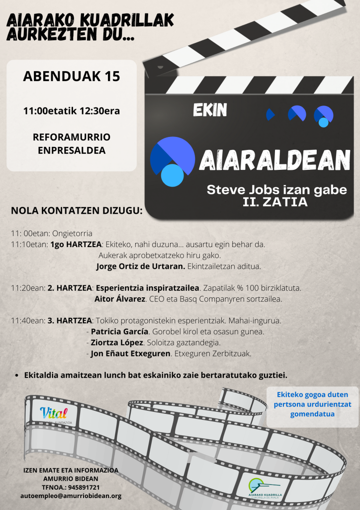 Programa_Jornada_Empren_15dic_eus-724x1024 Datorren abenduaren 15ean “Aiaraldean Ekin: Nola kontazen dizugu “ jardunaldia izango da Amurrio Bidearen instalazioetan, Refor eraikinean