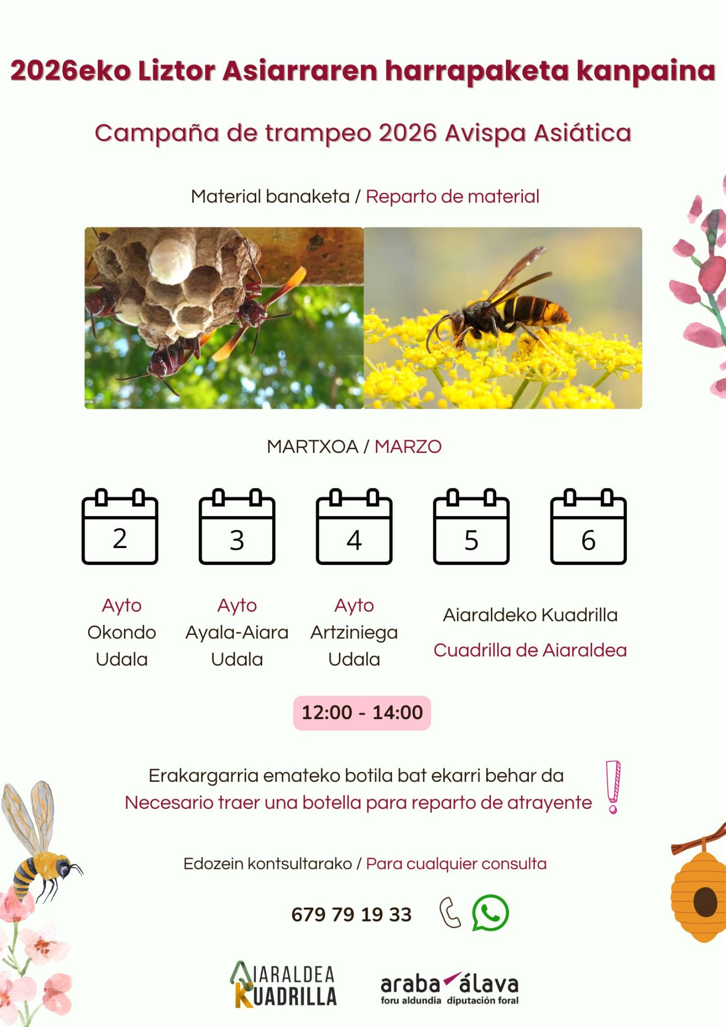Liztor-Asiarra-5-scaled La Cuadrilla de Aiaraldea impulsa una nueva campaña de trampeo contra la avispa asiática en colaboración con la Diputación Foral de Álava