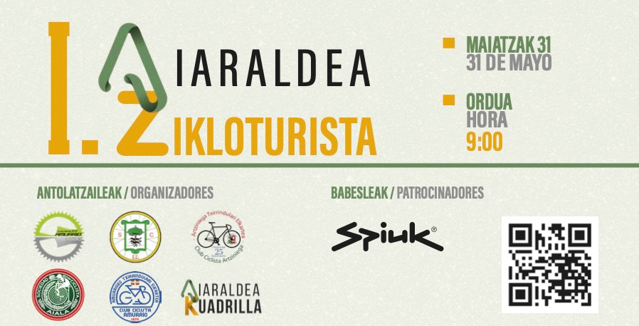 Aiaraldea-kuadrila_AIARALDEA-ZIKLOTURISTA_cartel_home Cuadrilla de Aiaraldea