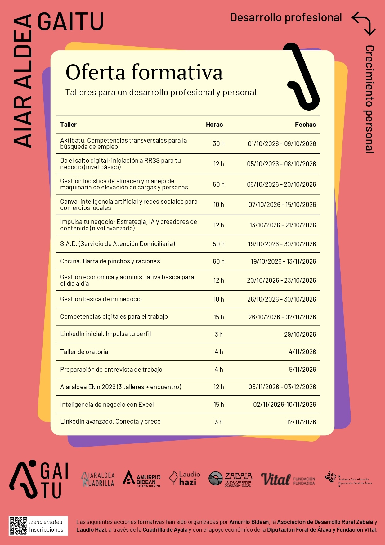 ES-Aiaraldea-Gaitu-2026 Talleres y Oferta Formativa