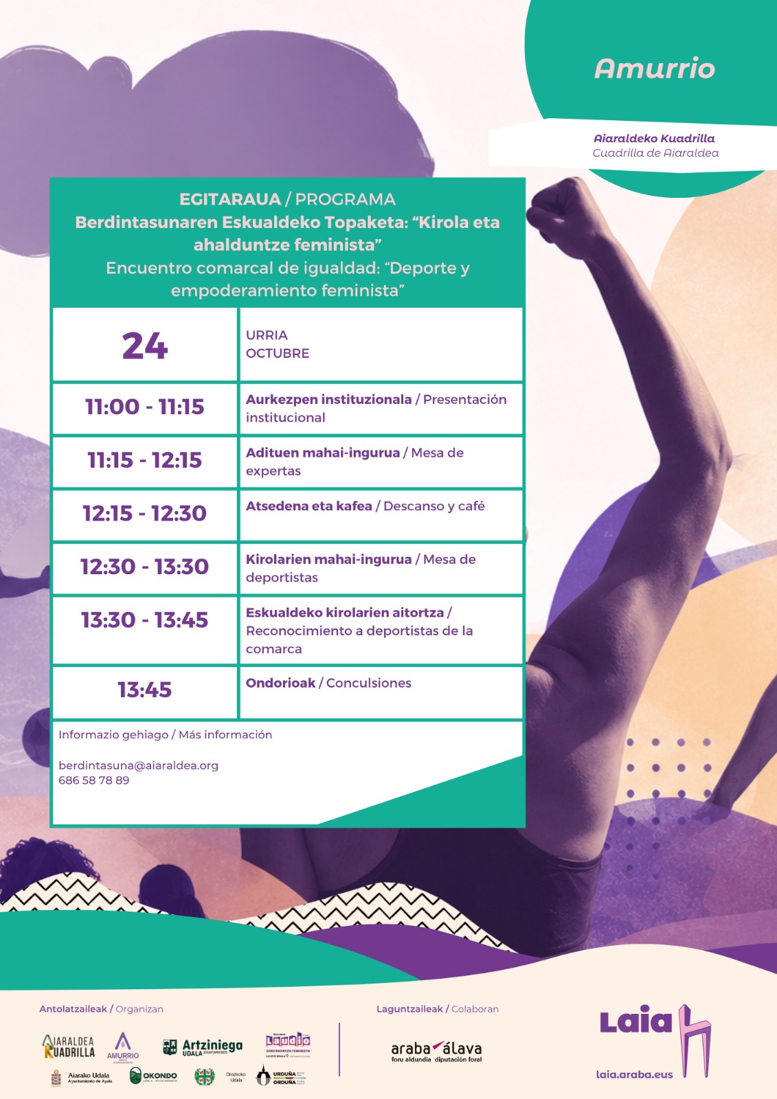 WhatsApp-Image-2026-10-20-at-11.11.30 Aiaraldeak 2026ko Berdintasun Topaketa egingo du Amurrion, kirolaren, emakume kirolarien eta ahalduntze feministaren inguruan